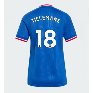 Manchester United Youri Tielemans #18 Jalkapallovaatteet Naisten Vieraspaita 2026-27 Lyhythihainen